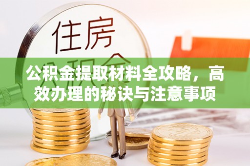 莱城公积金提取材料全攻略，高效办理的秘诀与注意事项