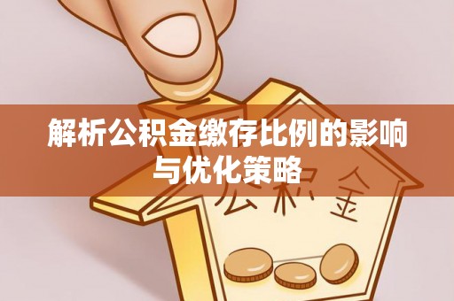 莱城解析公积金缴存比例的影响与优化策略