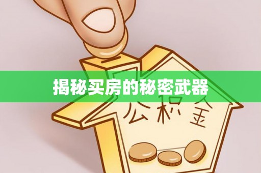 莱城揭秘买房的秘密武器
