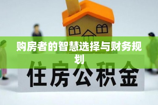 莱城购房者的智慧选择与财务规划