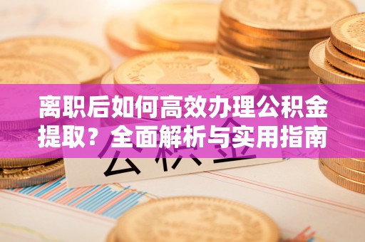 莱城离职后如何高效办理公积金提取？全面解析与实用指南