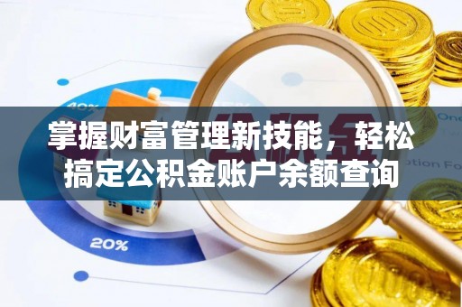 莱城掌握财富管理新技能，轻松搞定公积金账户余额查询