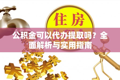 莱城公积金可以代办提取吗？全面解析与实用指南
