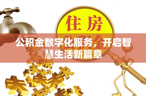 莱城公积金数字化服务，开启智慧生活新篇章