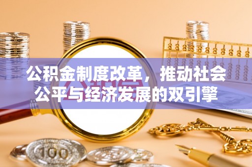 莱城公积金制度改革，推动社会公平与经济发展的双引擎