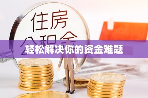莱城轻松解决你的资金难题