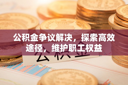 莱城公积金争议解决，探索高效途径，维护职工权益