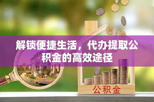 莱城解锁便捷生活，代办提取公积金的高效途径