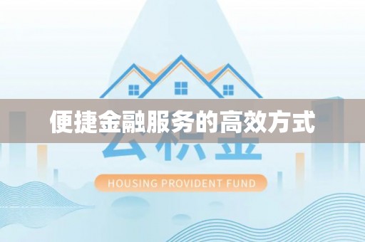 莱城便捷金融服务的高效方式