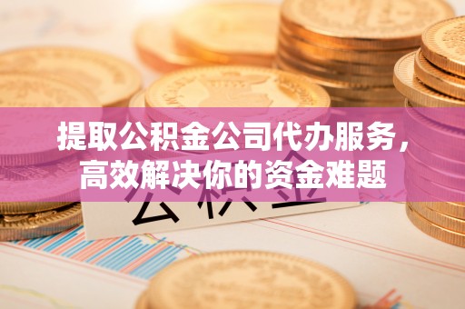 莱城提取公积金公司代办服务，高效解决你的资金难题