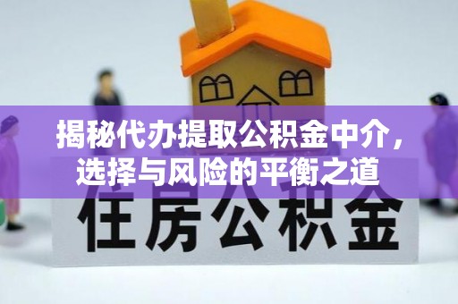 莱城揭秘代办提取公积金中介，选择与风险的平衡之道