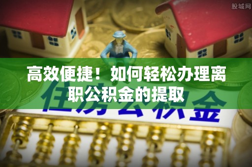 莱城高效便捷！如何轻松办理离职公积金的提取
