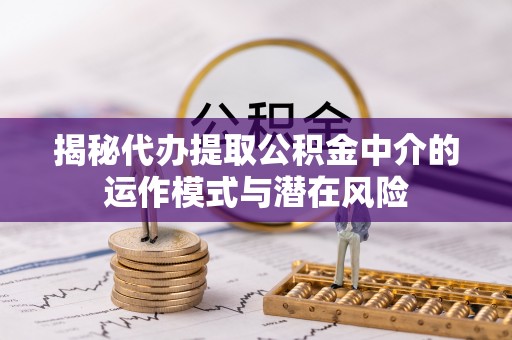 莱城揭秘代办提取公积金中介的运作模式与潜在风险