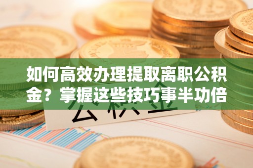 莱城如何高效办理提取离职公积金？掌握这些技巧事半功倍