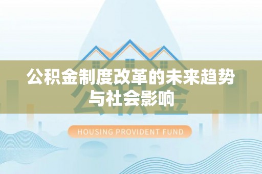 莱城公积金制度改革的未来趋势与社会影响