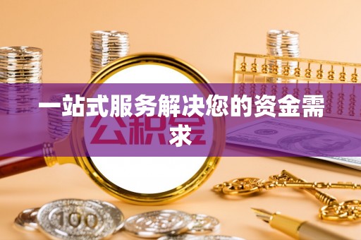 莱城一站式服务解决您的资金需求