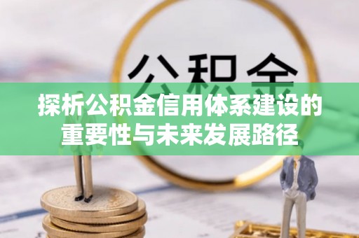 莱城探析公积金信用体系建设的重要性与未来发展路径