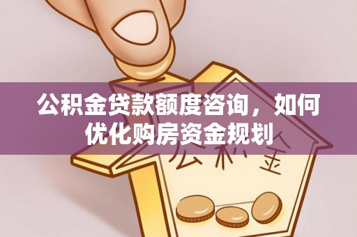 莱城公积金贷款额度咨询，如何优化购房资金规划